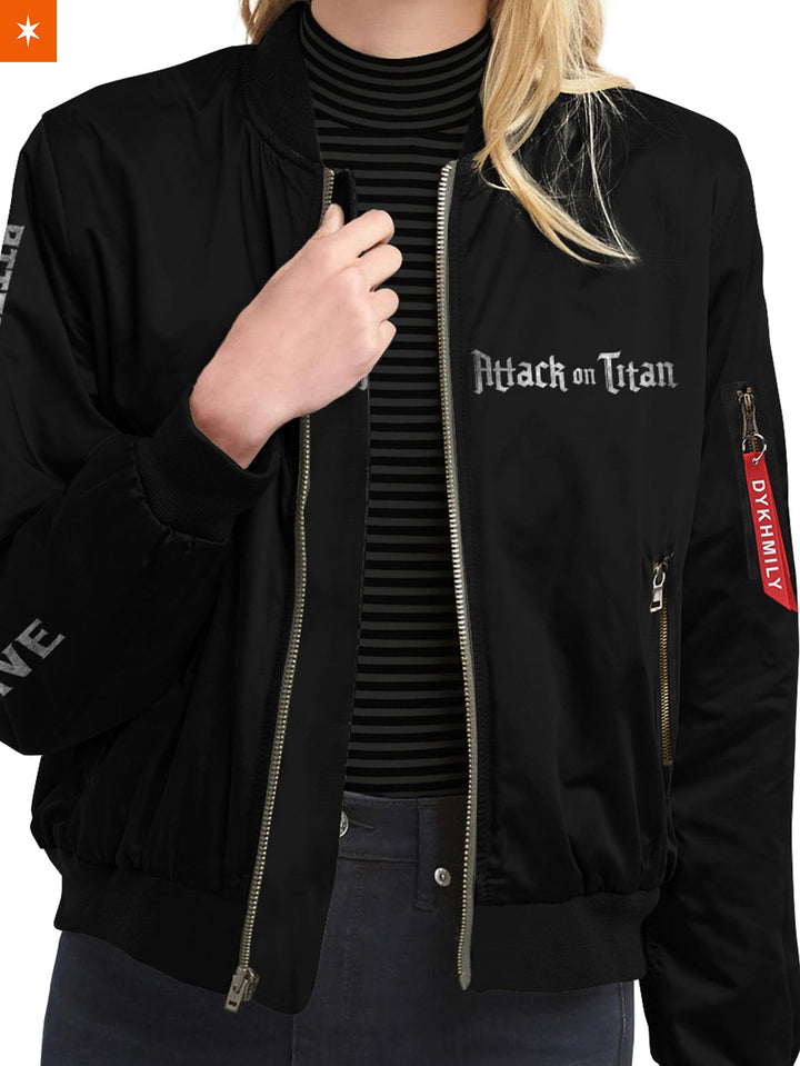 Fandomaniax - Attack Or Be Eaten Alive Bomber Jacket