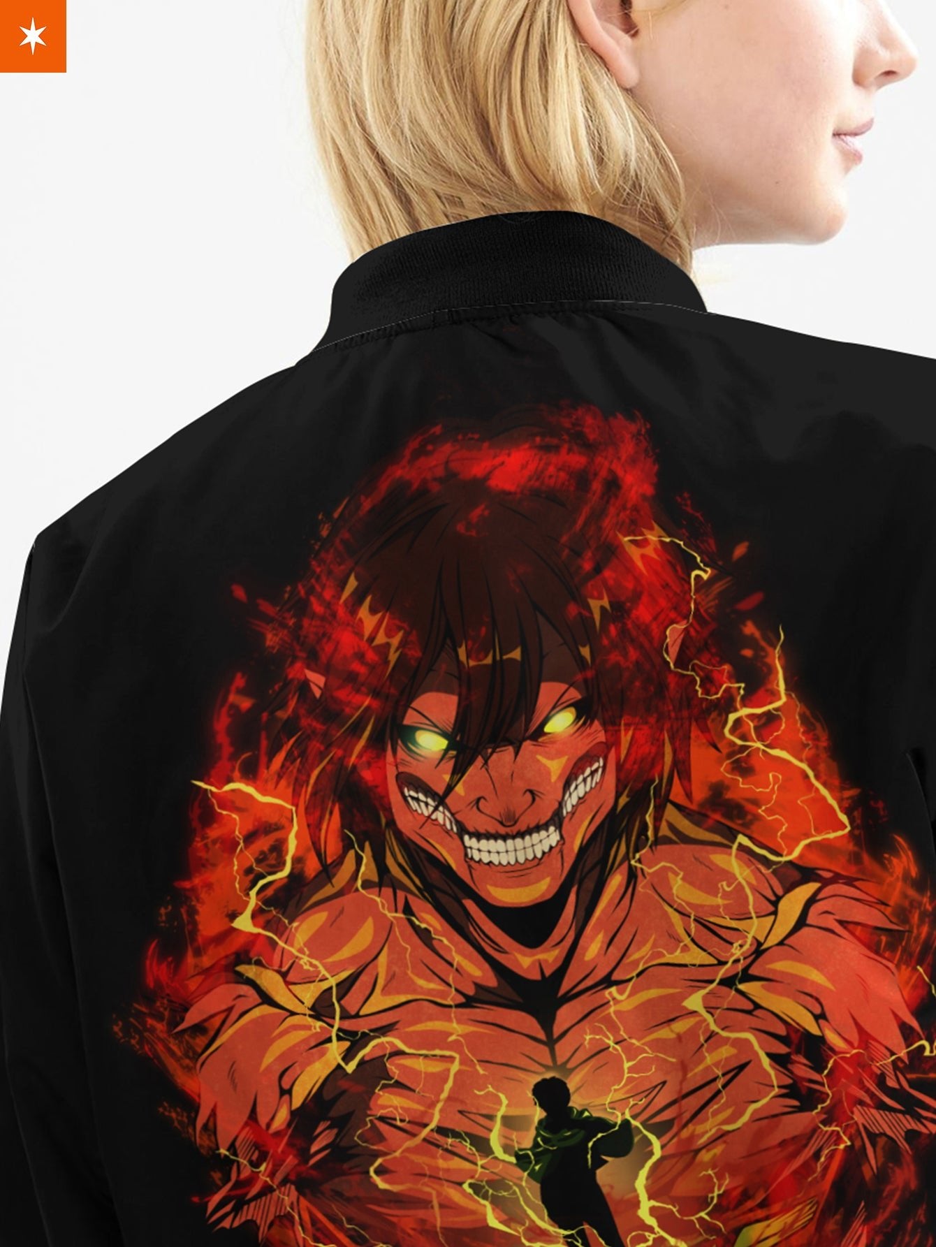 Attack on Titan Custom Varsity Jacket L Wool Leather aot mikasa eren anime  manga | eBay