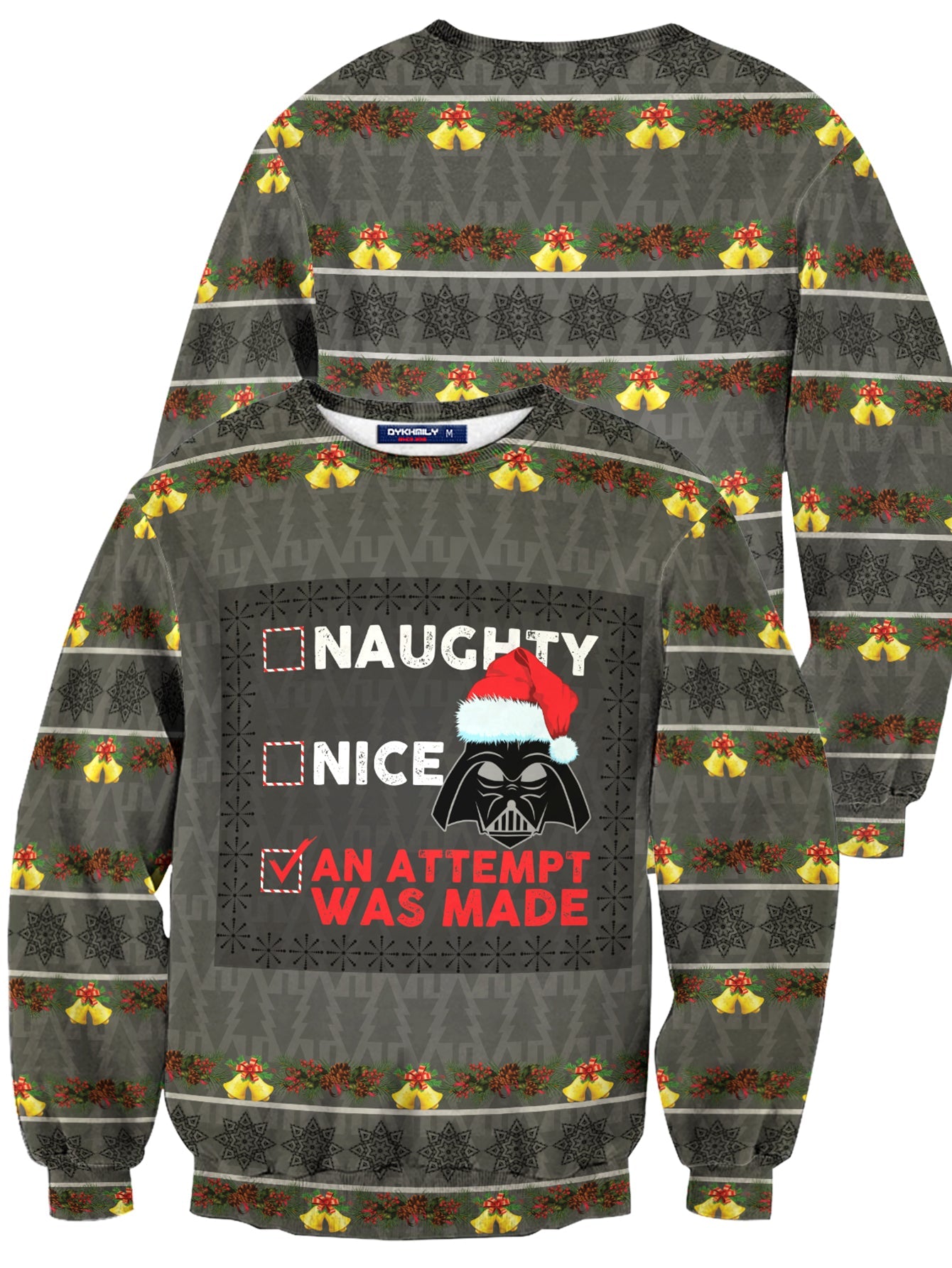 Fandomaniax - Attempted To Be Nice Unisex Wool Sweater