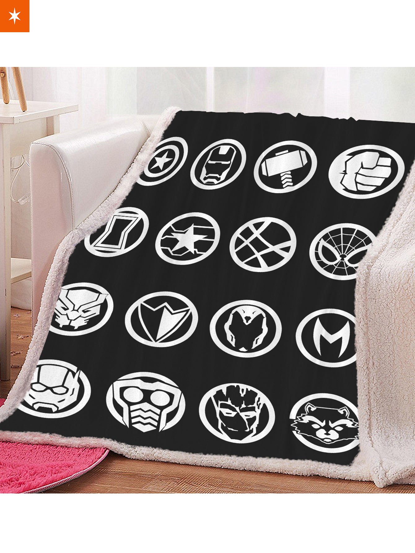 Fandomaniax - Avengers Throw Blanket