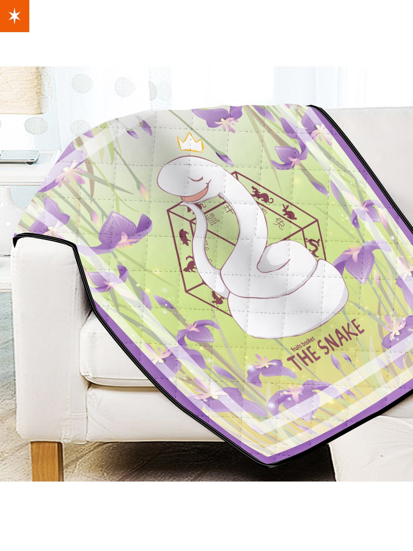 Fandomaniax - Ayame The Snake Quilt Blanket