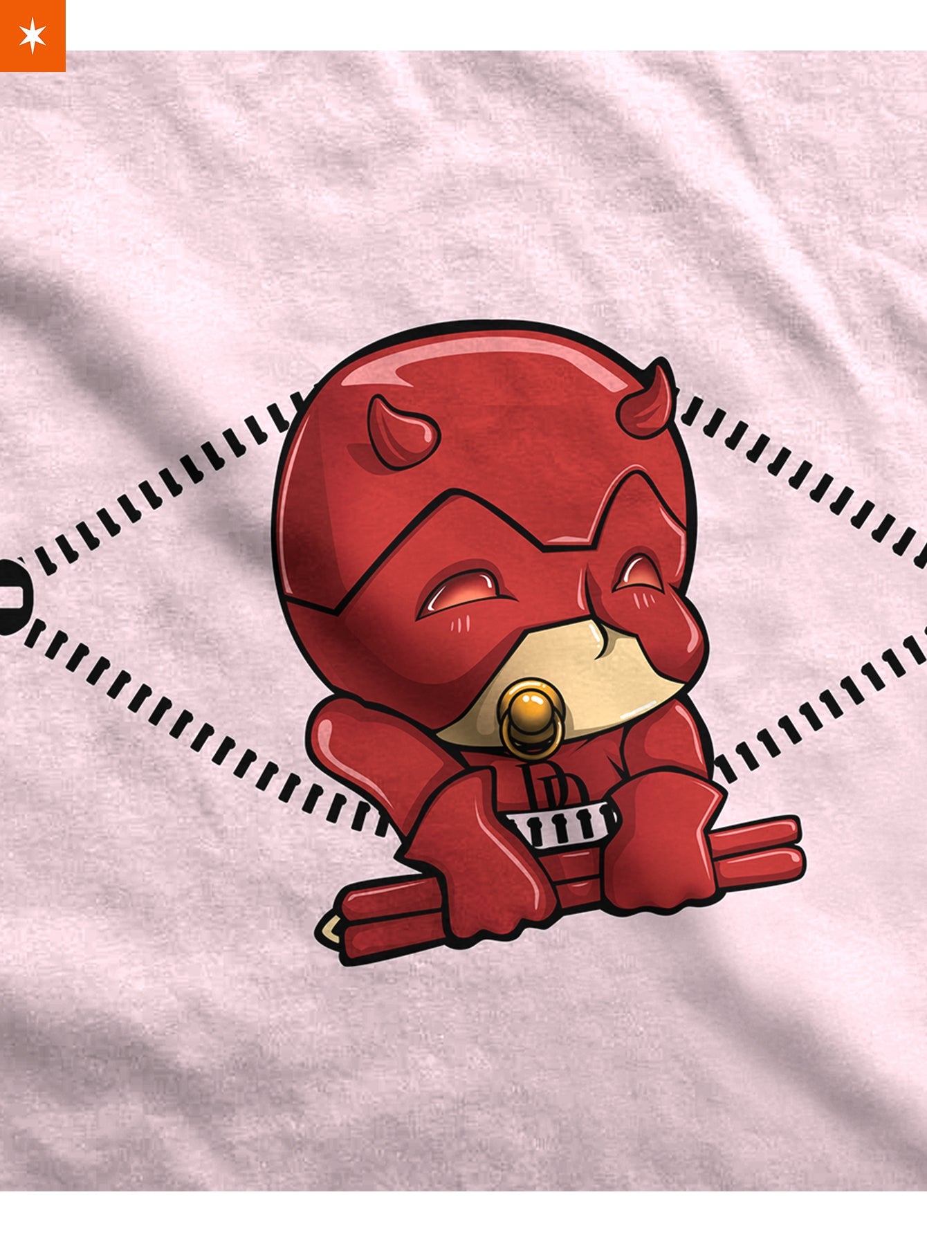 Fandomaniax - Baby Daredevil Peeking Maternity T-Shirt