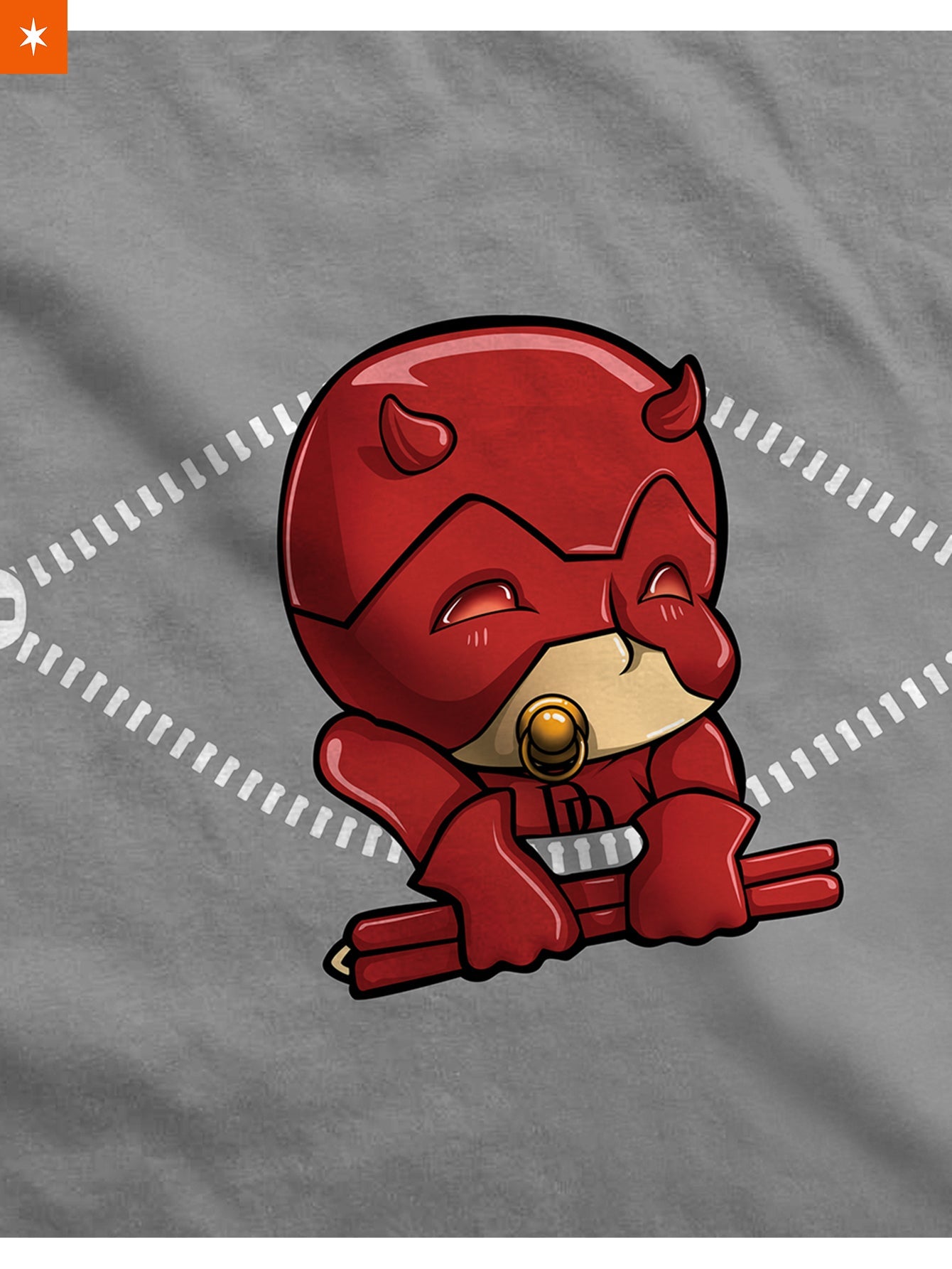 Fandomaniax - Baby Daredevil Peeking Maternity T-Shirt