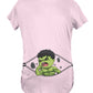 Fandomaniax - Baby Hulk Peeking Maternity T-Shirt