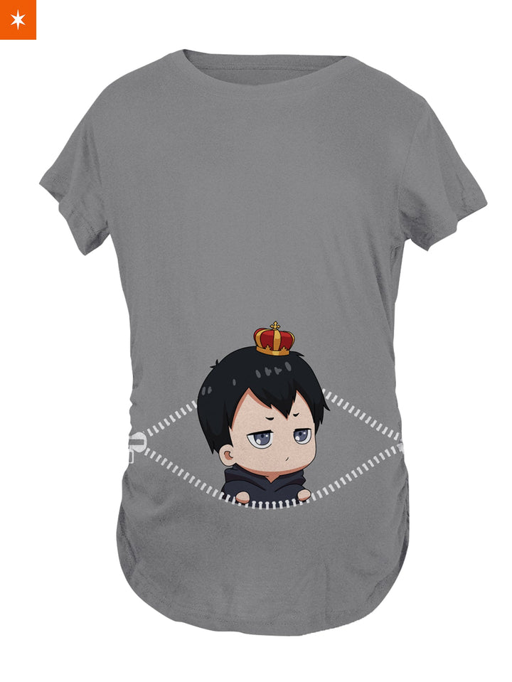 Fandomaniax - Baby Kageyama Peeking Maternity T-Shirt