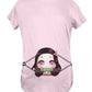 Fandomaniax - Baby Nezuko Peeking Maternity T-Shirt