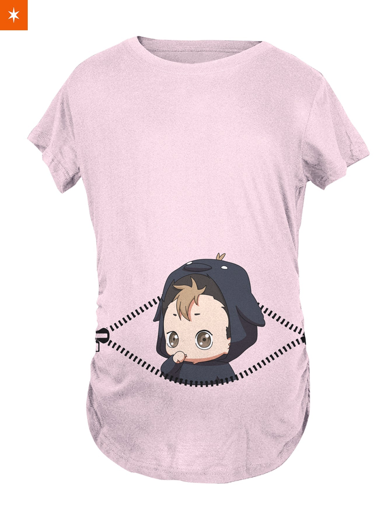 Fandomaniax - Baby Nishinoya Peeking Maternity T-Shirt