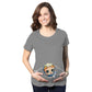 Fandomaniax - Baby Pepper Potts Peeking Maternity T-Shirt