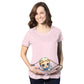 Fandomaniax - Baby Pepper Potts Peeking Maternity T-Shirt