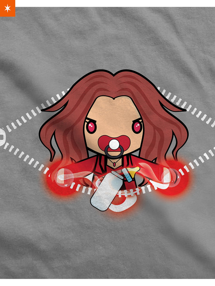 Fandomaniax - Baby Scarlet Witch Peeking Maternity T-Shirt