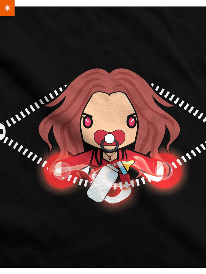 Fandomaniax - Baby Scarlet Witch Peeking Maternity T-Shirt