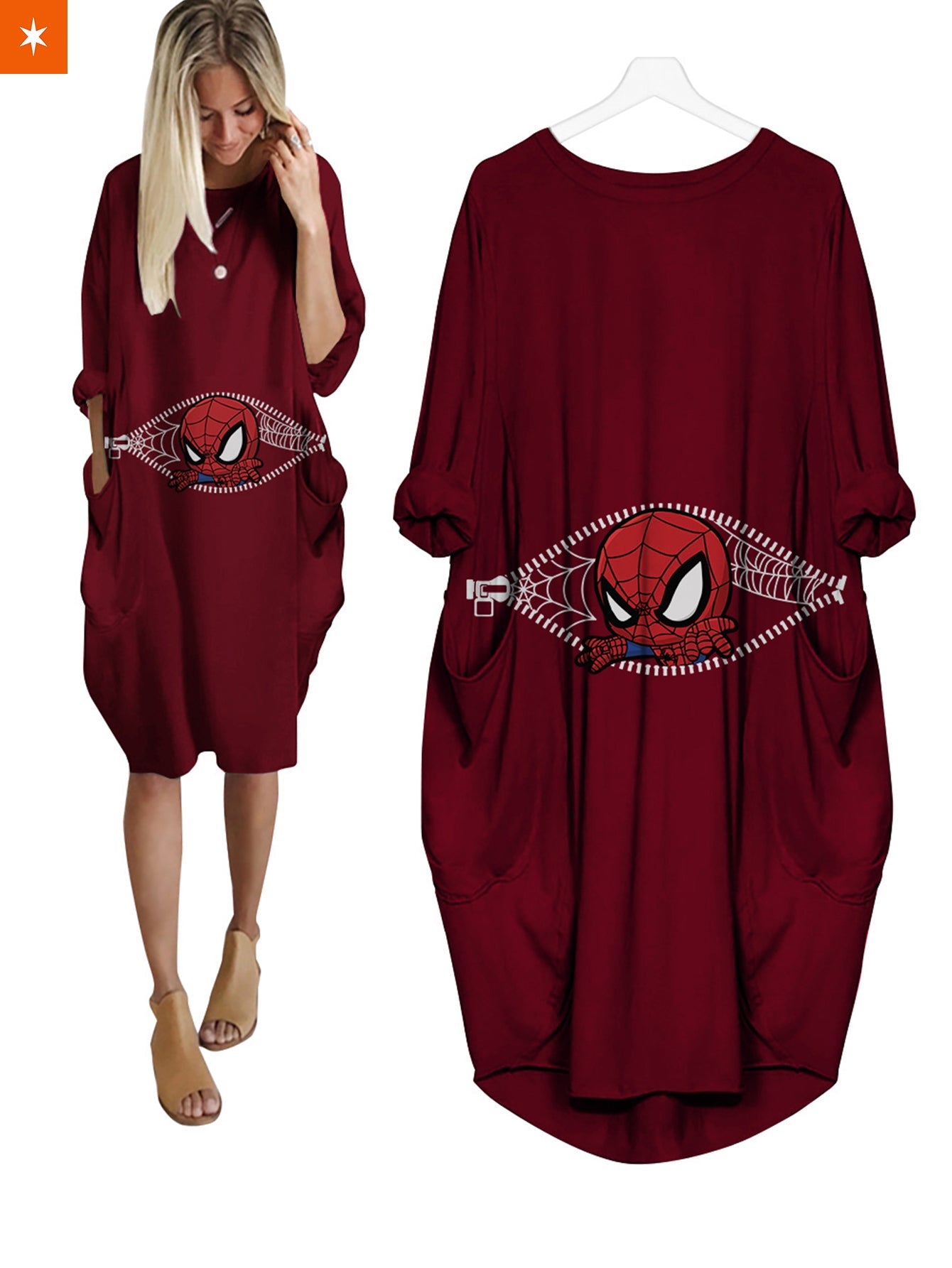 Fandomaniax - Baby Spiderman Peeking Dress