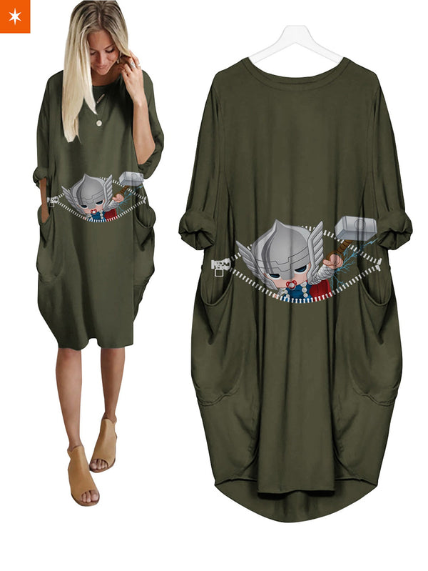 Fandomaniax - Baby Thor Peeking Dress