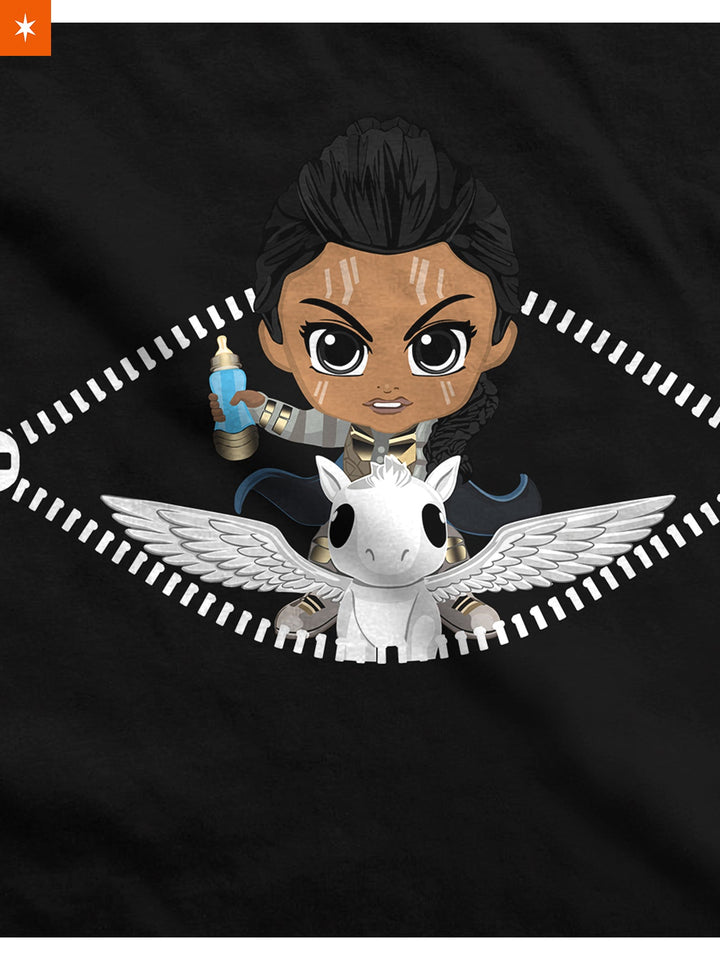 Fandomaniax - Baby Valkyrie Peeking Maternity T-Shirt