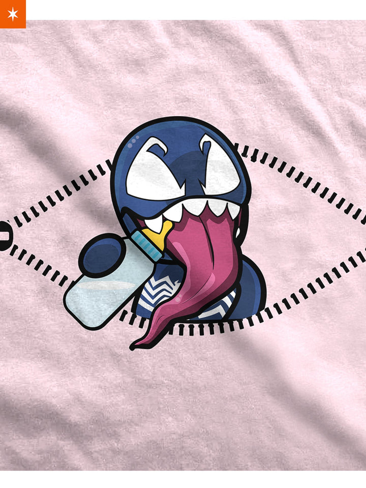 Fandomaniax - Baby Venom Peeking Maternity T-Shirt