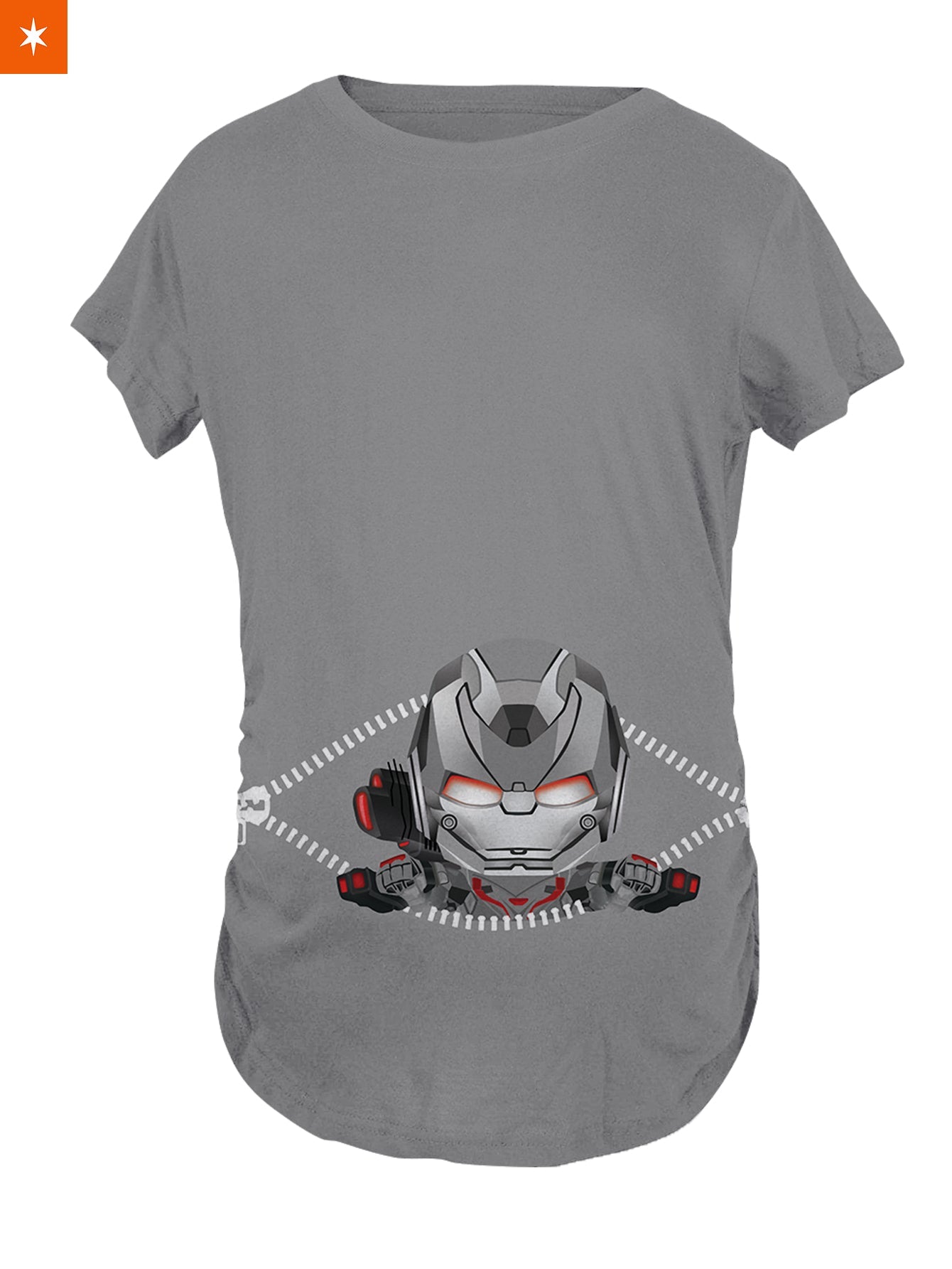 Fandomaniax - Baby War Machine Peeking Maternity T-Shirt