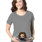 Fandomaniax - Baby Winter Soldier Peeking Maternity T-Shirt