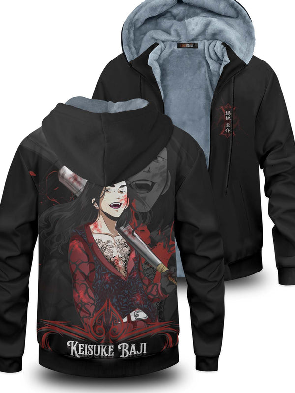 Fandomaniax - Baji Mafia Velvet Hoodie