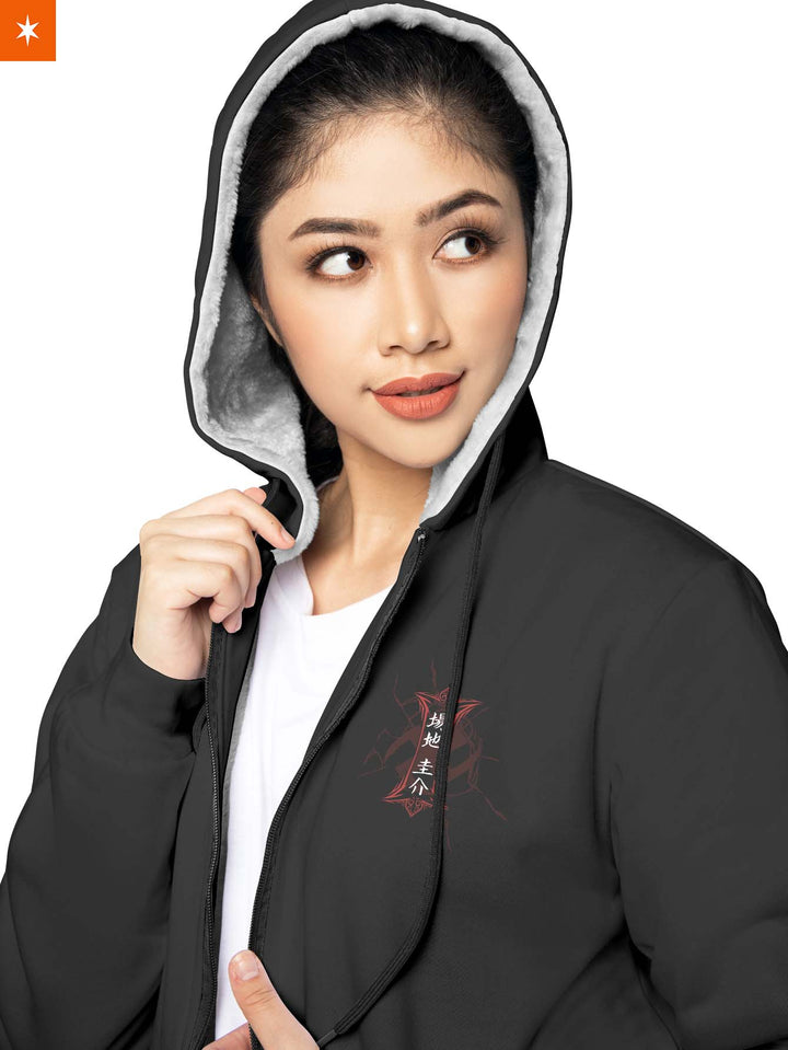 Fandomaniax - Baji Mafia Velvet Hoodie