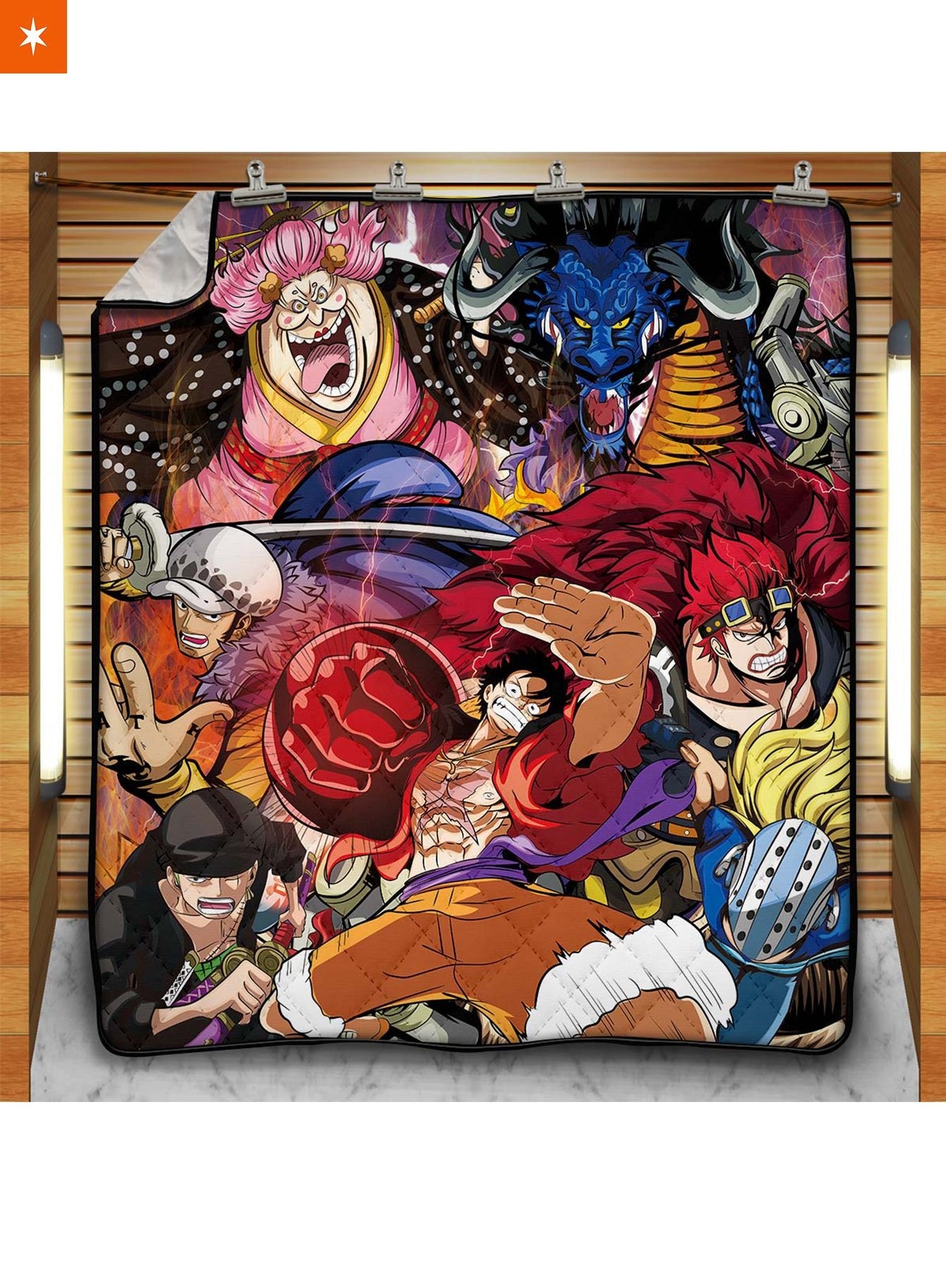 Fandomaniax - Battle of Monsters Quilt Blanket