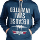 Fandomaniax - Because I Was Inverted Unisex Pullover Hoodie