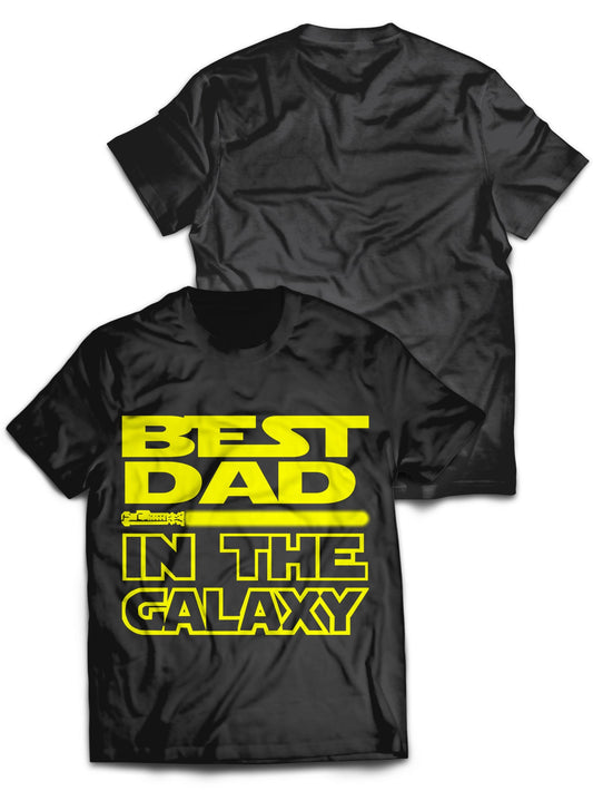 Fandomaniax - Best Dad in the Galaxy Unisex T-Shirt