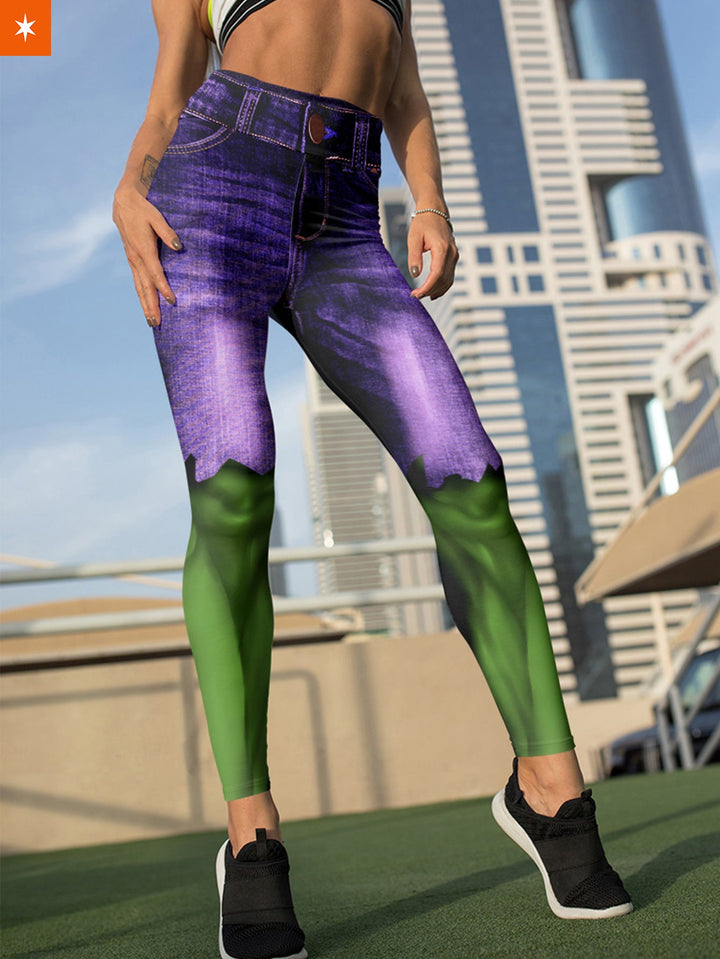 Fandomaniax - Big Green Monster Unisex Tights