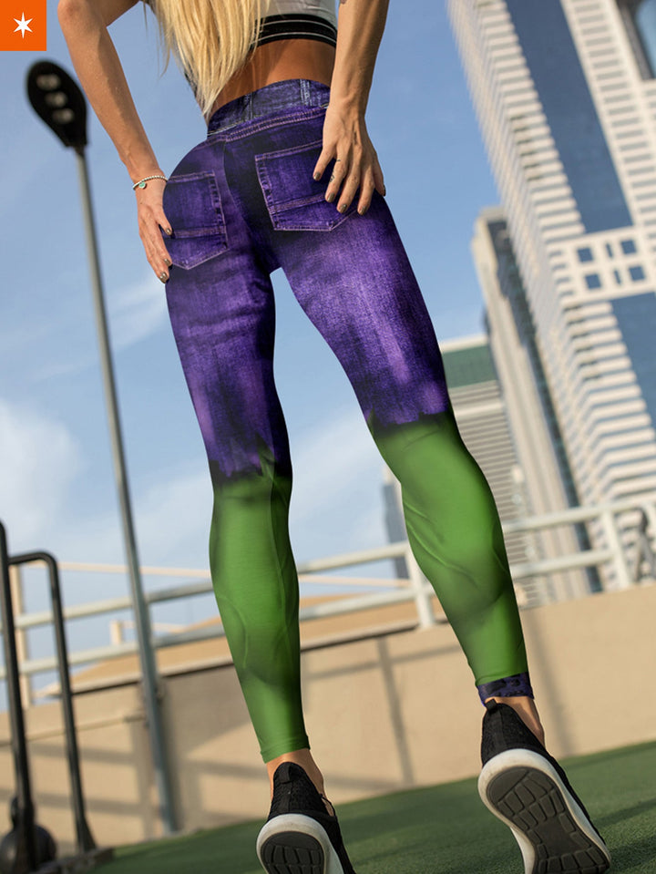 Fandomaniax - Big Green Monster Unisex Tights