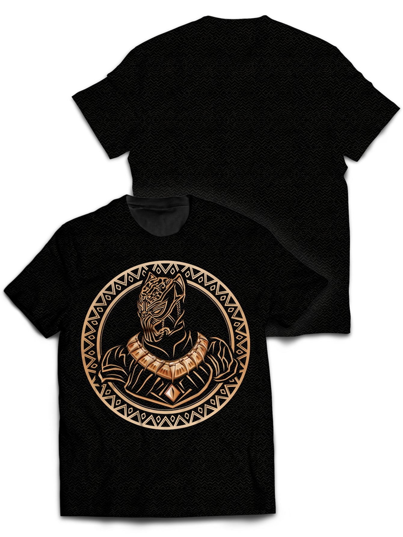 Fandomaniax - Black Panther Tribal T-Shirt