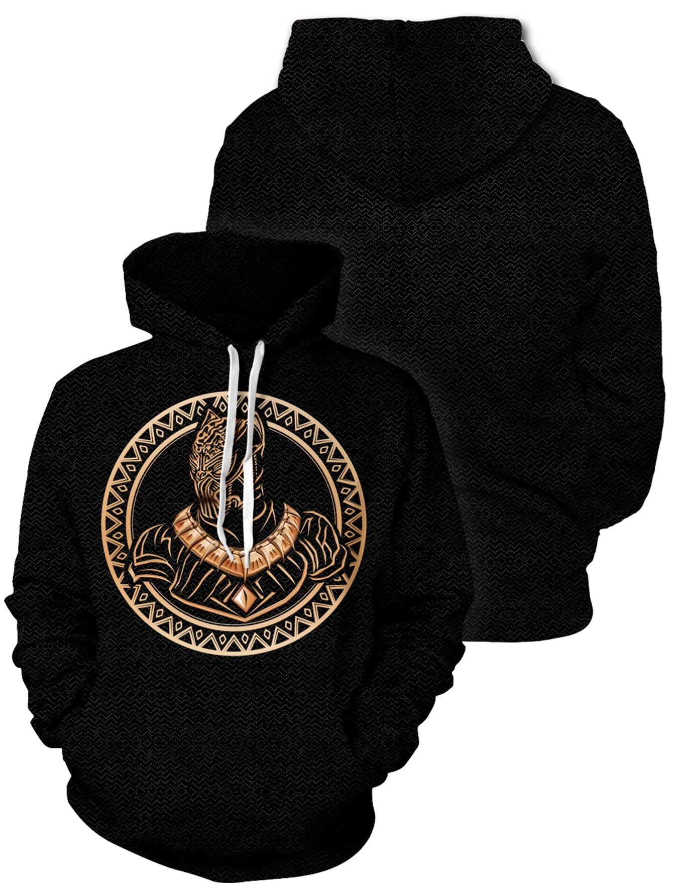 Fandomaniax - Black Panther Tribal Unisex Pullover Hoodie