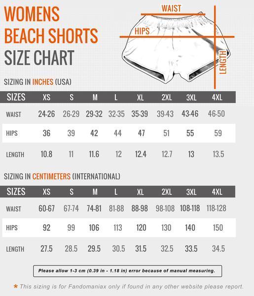 Fandomaniax - Blazing Ace Women Beach Shorts