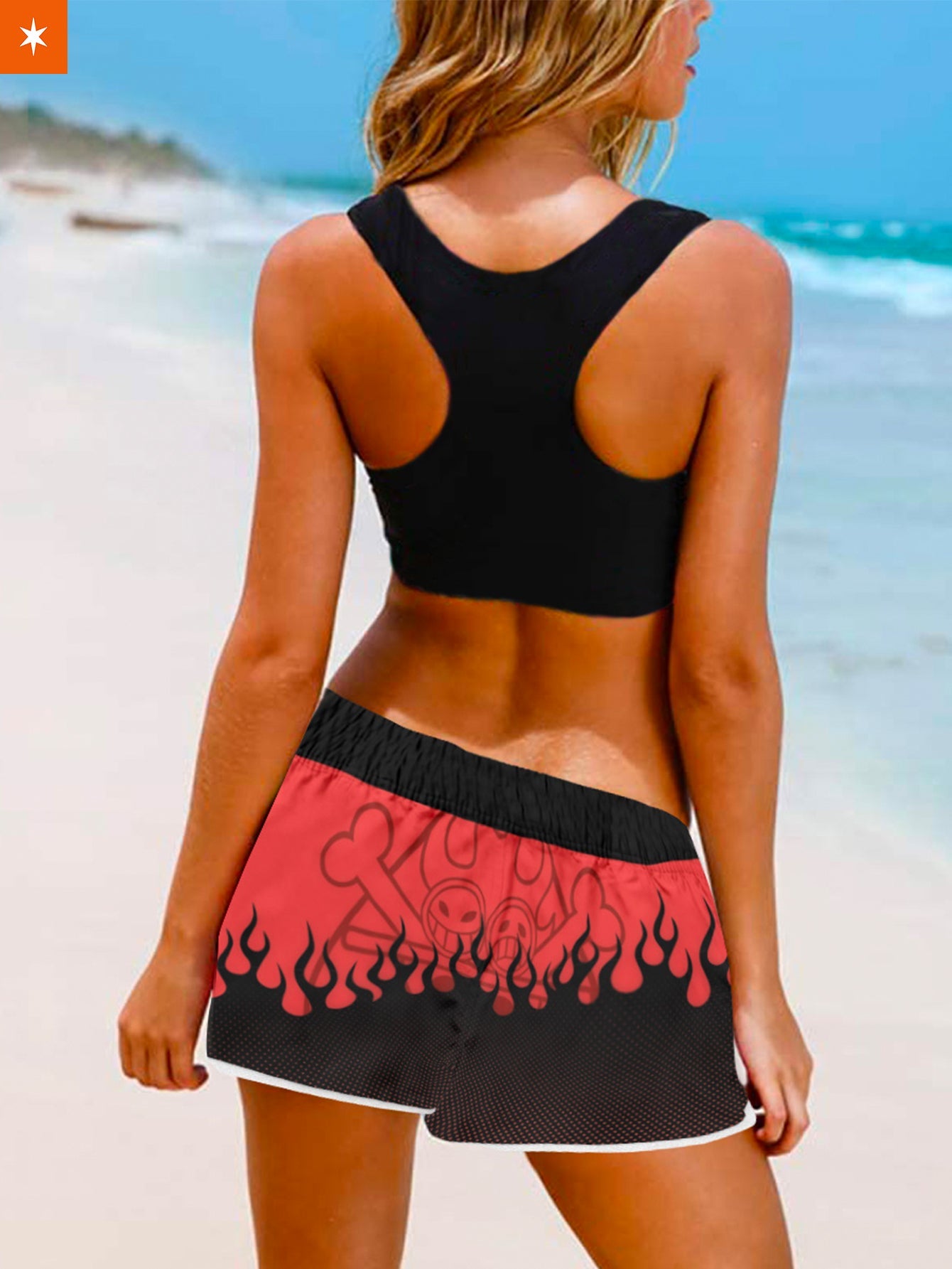 Fandomaniax - Blazing Ace Women Beach Shorts