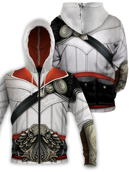Fandomaniax - Brotherhood Ezio Unisex Zipped Hoodie