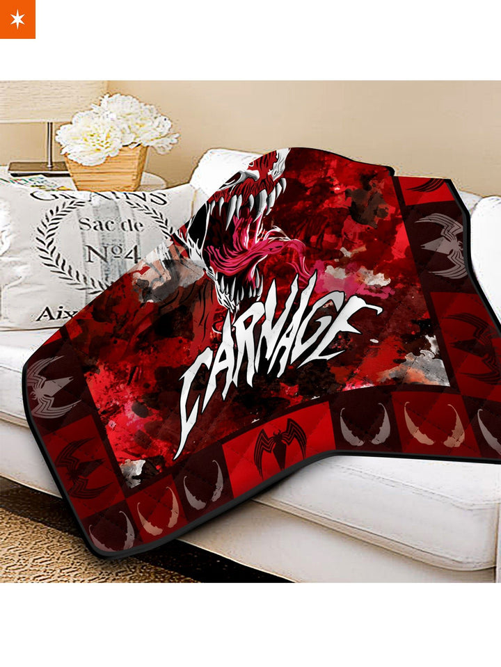 Fandomaniax - Carnage Symbiote Quilt Blanket