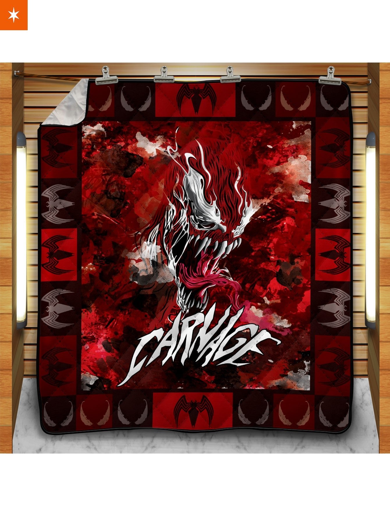 Fandomaniax - Carnage Symbiote Quilt Blanket