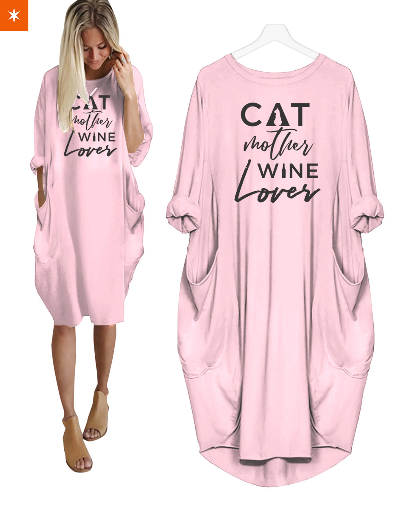 Fandomaniax - Cat Mother Wine Lover Dress