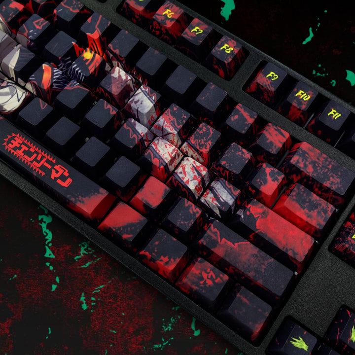 Chainsawman Keycaps | Denji 02 Keycaps - Goblintechkeys