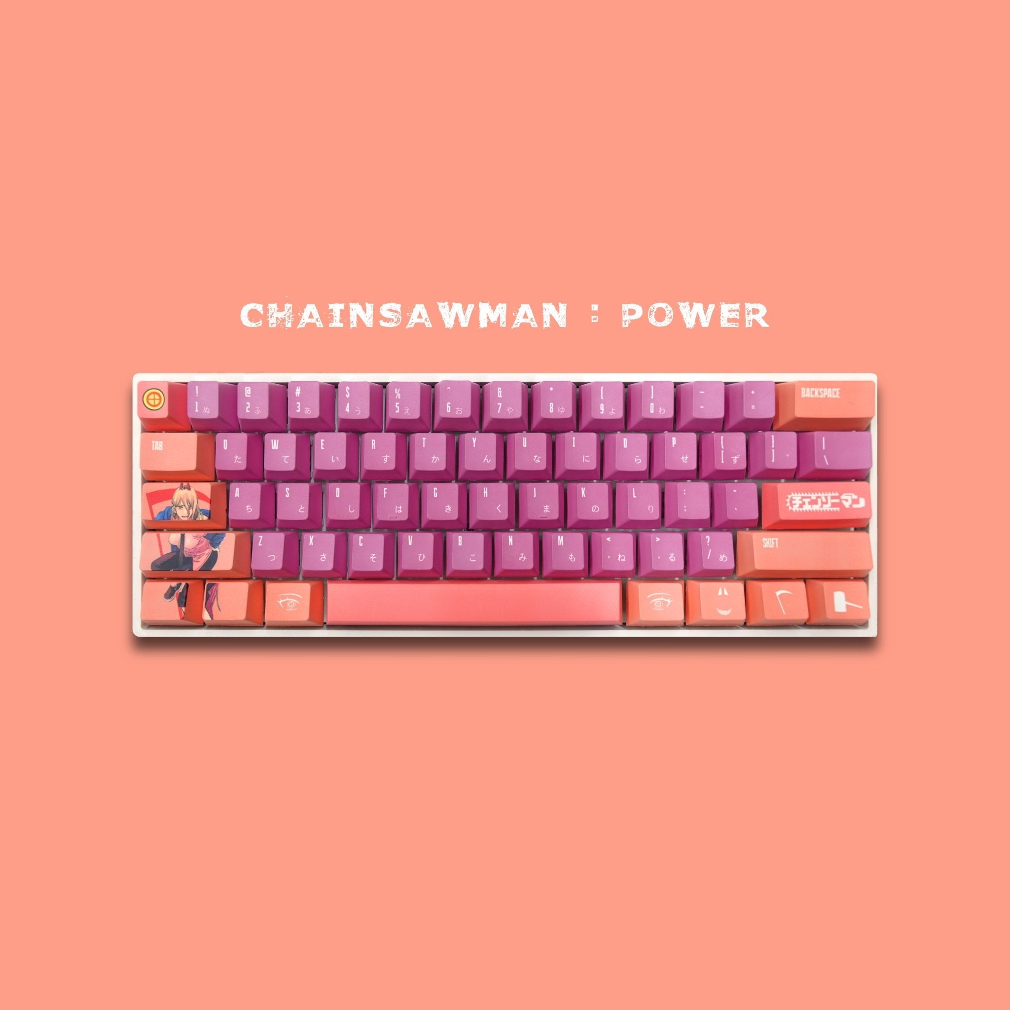 Chainsawman Keycaps | Power Keycaps – Fandomaniax