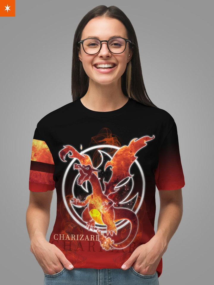 Fandomaniax - Charizard Spirit Unisex T-Shirt