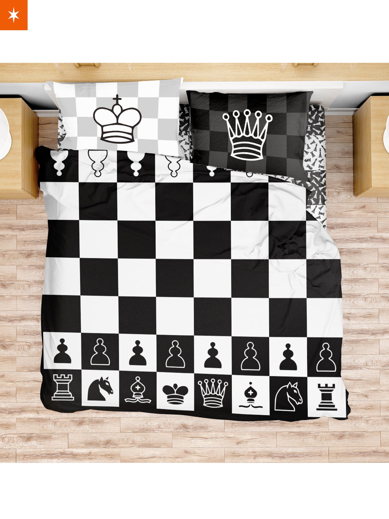 Fandomaniax - Chessboard Bedding Set