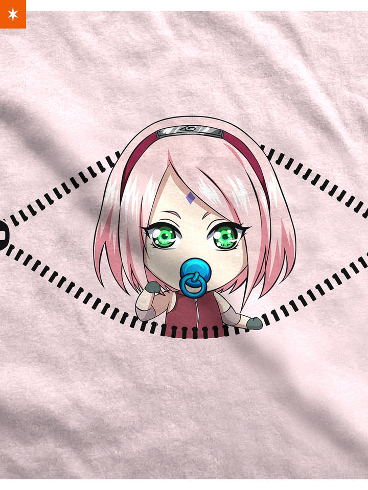 Fandomaniax - Chibi Sakura Peeking Maternity T-Shirt