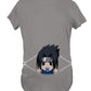 Fandomaniax - Chibi Sasuke Peeking Maternity T-Shirt