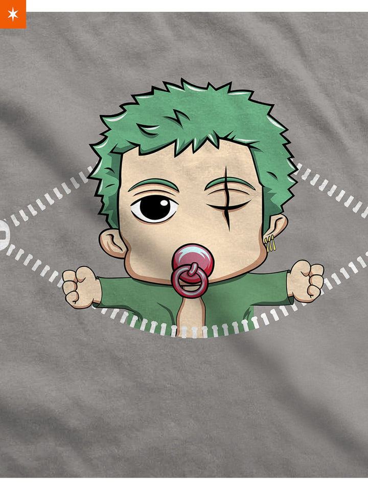 Fandomaniax - Chibi Swordsman Peeking Maternity T-Shirt