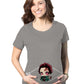 Fandomaniax - Chibi Tanjiro Peeking Maternity T-Shirt