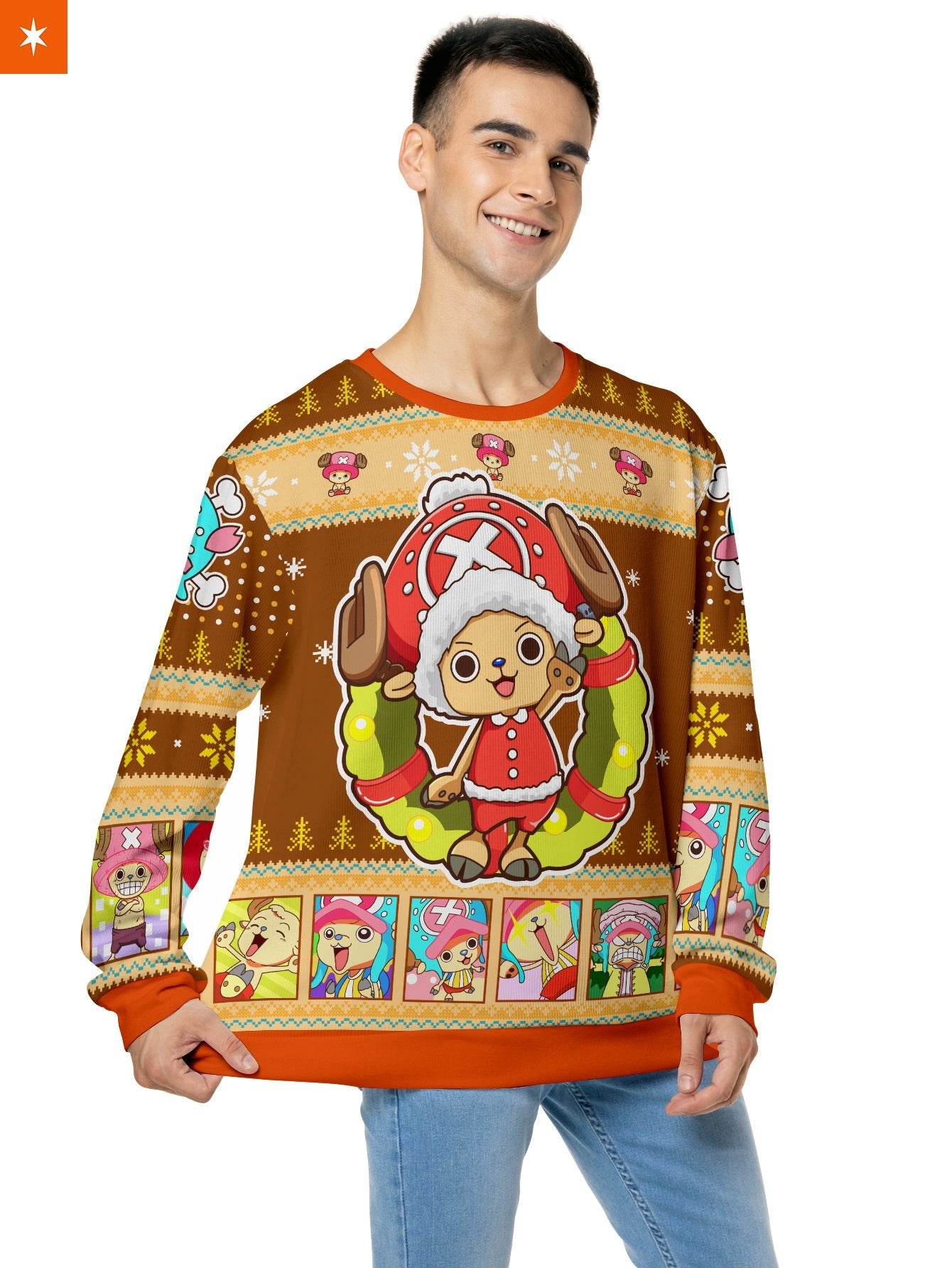 Fandomaniax - OP Cotton Candy Christmas Unisex Wool Sweater