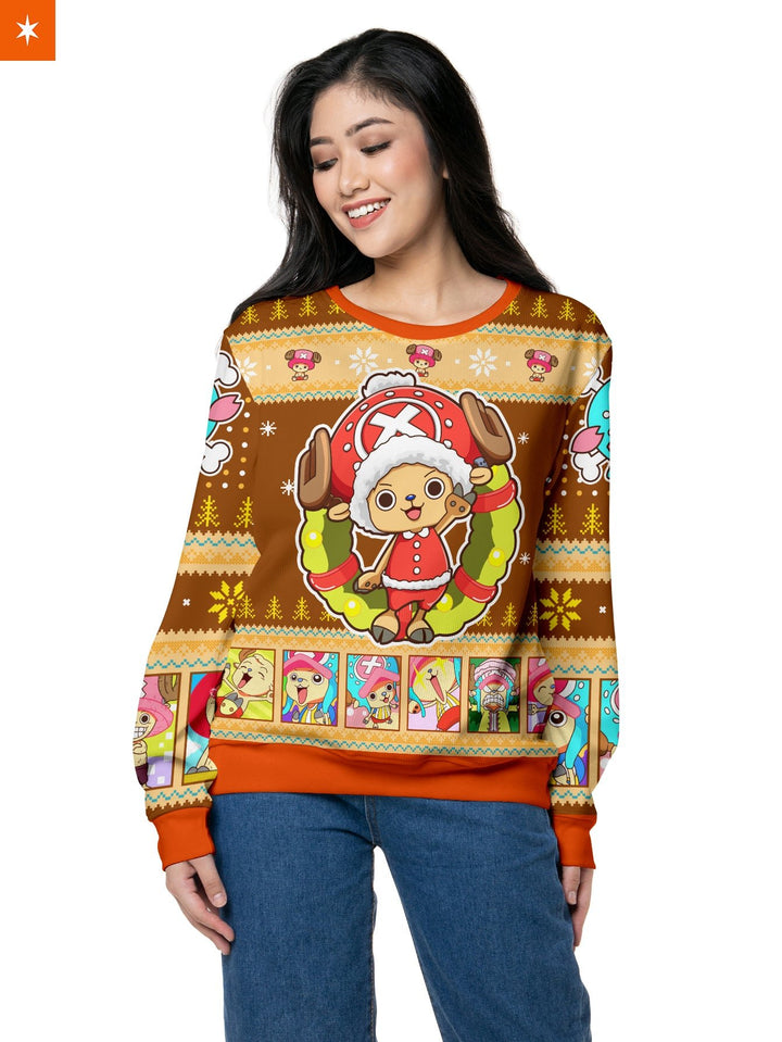 Fandomaniax - OP Cotton Candy Christmas Unisex Wool Sweater