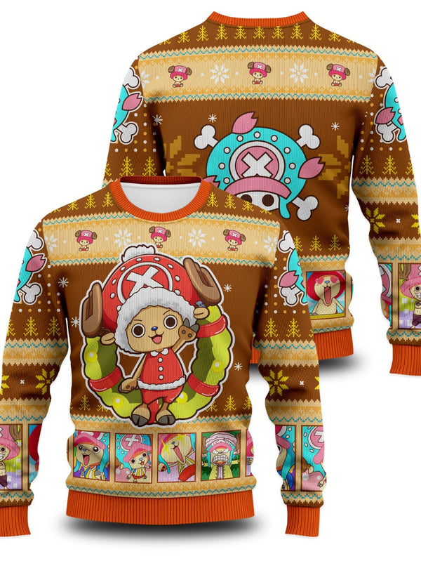 Fandomaniax - OP Cotton Candy Christmas Unisex Wool Sweater