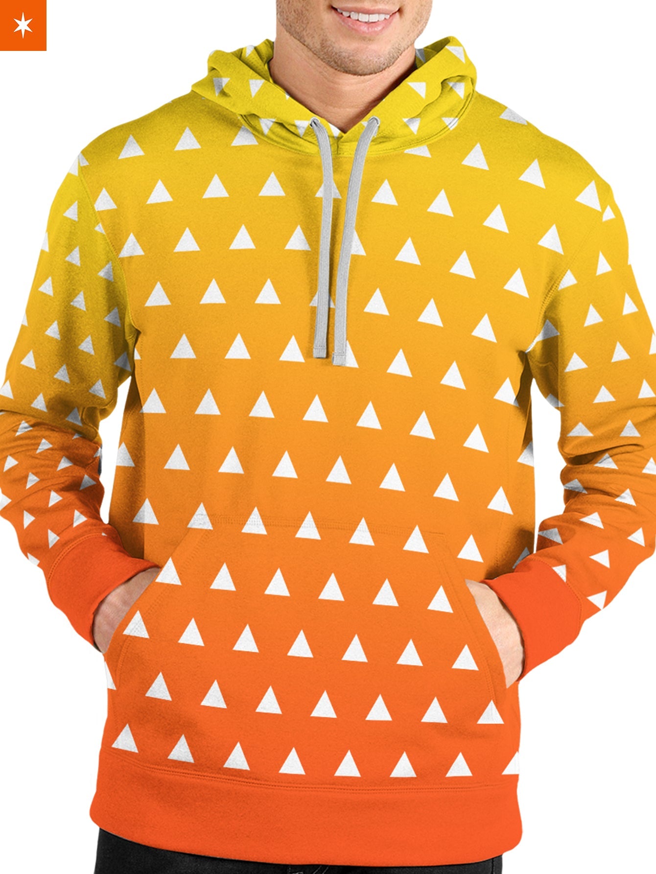 Fandomaniax Cosplay Zenitsu Unisex Pullover Hoodie