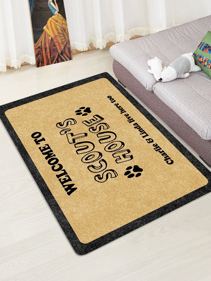 Fandomaniax - Customized Welcome to my House Carpet/Rug