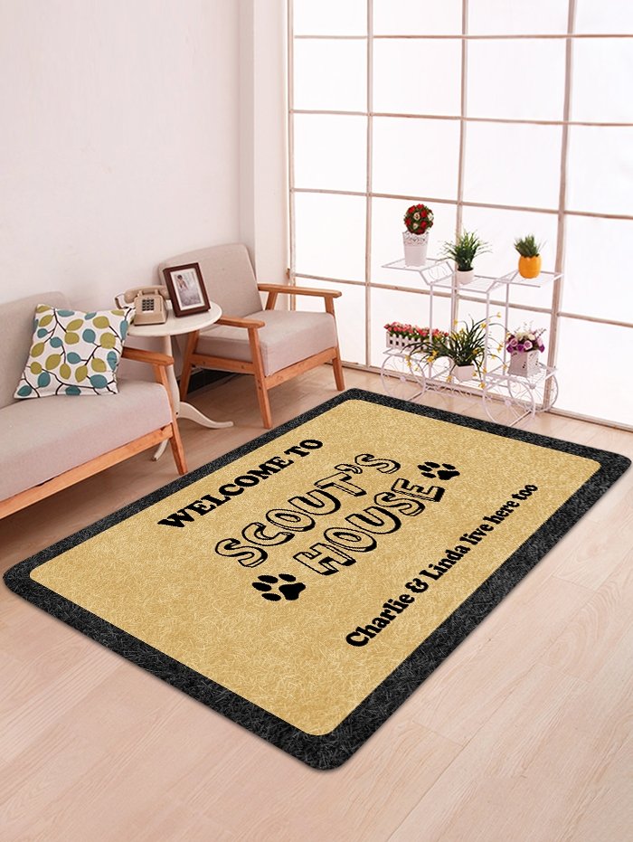 Fandomaniax - Customized Welcome to my House Carpet/Rug